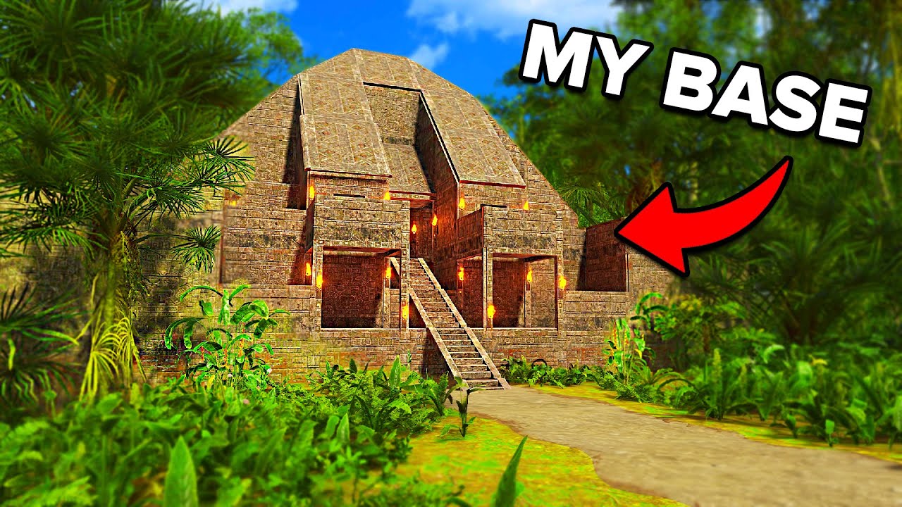 I Built a Hidden Unraidable Temple Base in Rust... - YouTube