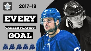 Auston Matthews (#34) | EVERY Career Playoff Goal (2017-19, FOR NOW!)