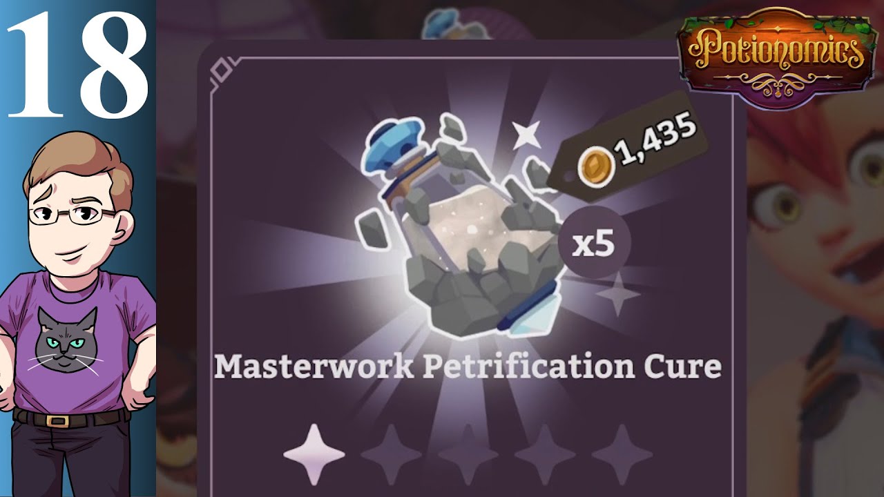 Let's Play Potionomics (Blind) Part 18 - Making Masterwork Potions