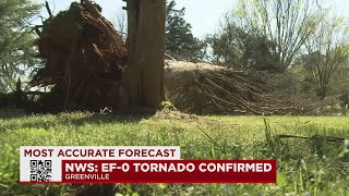 NWS confirms EF0 tornado touched down in Spartanburg
