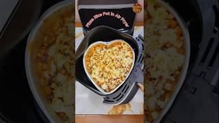 Pizza Rice Pot in Air Fryer 😍 #viralyoutubeshorts #recipesbyriya