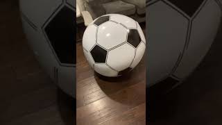Turning A Baseball To A Giant Soccer Ball