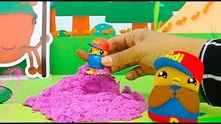 Didi & Friends | Semut Berkawad | Kinetic Sand