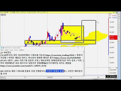 260213 차트진단 : 효성티앤씨 스피어 HL만도 에스엘 두산로보틱스 한올바이오파마 이수스페셜티케미컬 DB하이텍