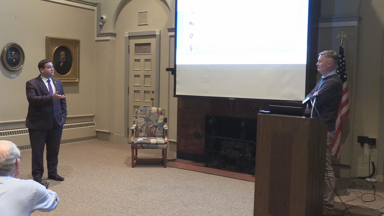 Broadband Meeting Maps Future Of Municipal In Jamestown YouTube