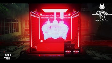 Stray - Jail Rescue B-12 And Clementine Act X & Escape the jail & Stealth Cat [4K PS5]