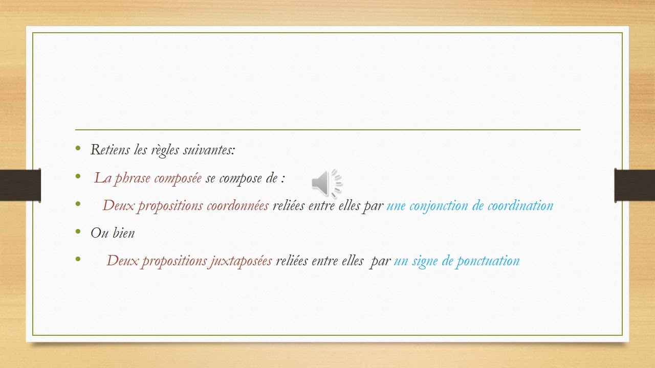 Les structures de la phrase