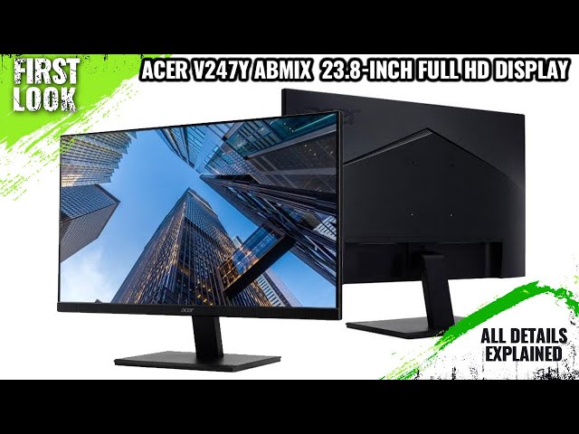 ACER V247Y Abmix 23.8-inch Full HD LCD Display Launched