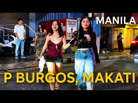 🔥 Manila Nightlife 2026 🇵🇭 | P. Burgos Makati After Midnight – The City Never Sleeps | 4K Walk
