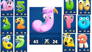 Merge Alphabet game videos max level part 16 #mergealphabetlorerun