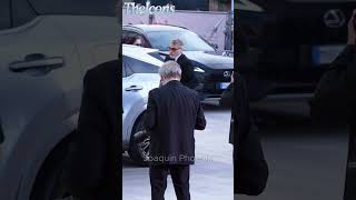 Joaquin Phoenix Gets Escorted By Security Team To Hotel #JoaquinPhoenix