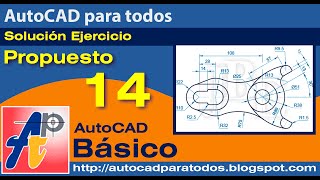 Basic AutoCAD - Exercise 14 Solution
