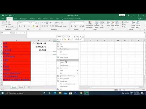 MS Excel Basic Tutorial - YouTube