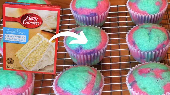 Rainbow Cupcakes Made Easy