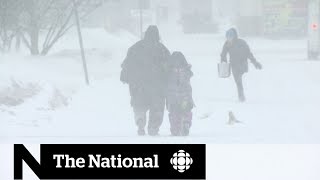 Winter brings its worst to central, eastern Canada