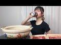 いい肉が届いたから酒飲んで1人しゃぶしゃぶにする