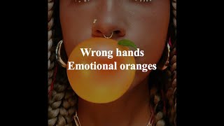 🍊 Emotional oranges - Wrong hands [가사/해석]