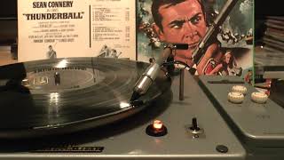 VINYL HQ, JOHN BARRY, JAMES BOND, Thunderball main title, 1964 US Soundtrack, 1958 PE3310 table