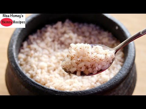 how-to-cook-kerala-matta-rice-in-a-clay-pot---healthy-cooking-|-skinny-recipes