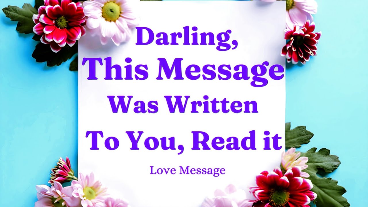 Darling, This Message Was Written To You💋💋 24 September 2024 - YouTube