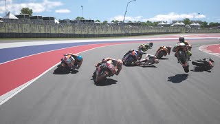 crash sampai banyak memakan korban | Marquez rider honda replay gameplay motogp20 ps4