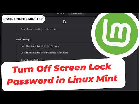 How to Turn Off the Default Password Prompt for Screen Lock Wakings in Linux Mint