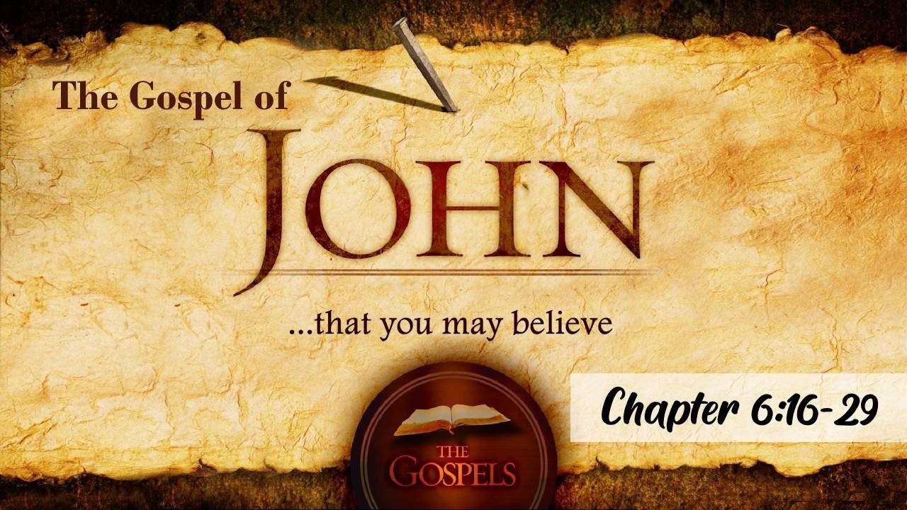 March 1, 2026 - John 6:16-29 - YouTube