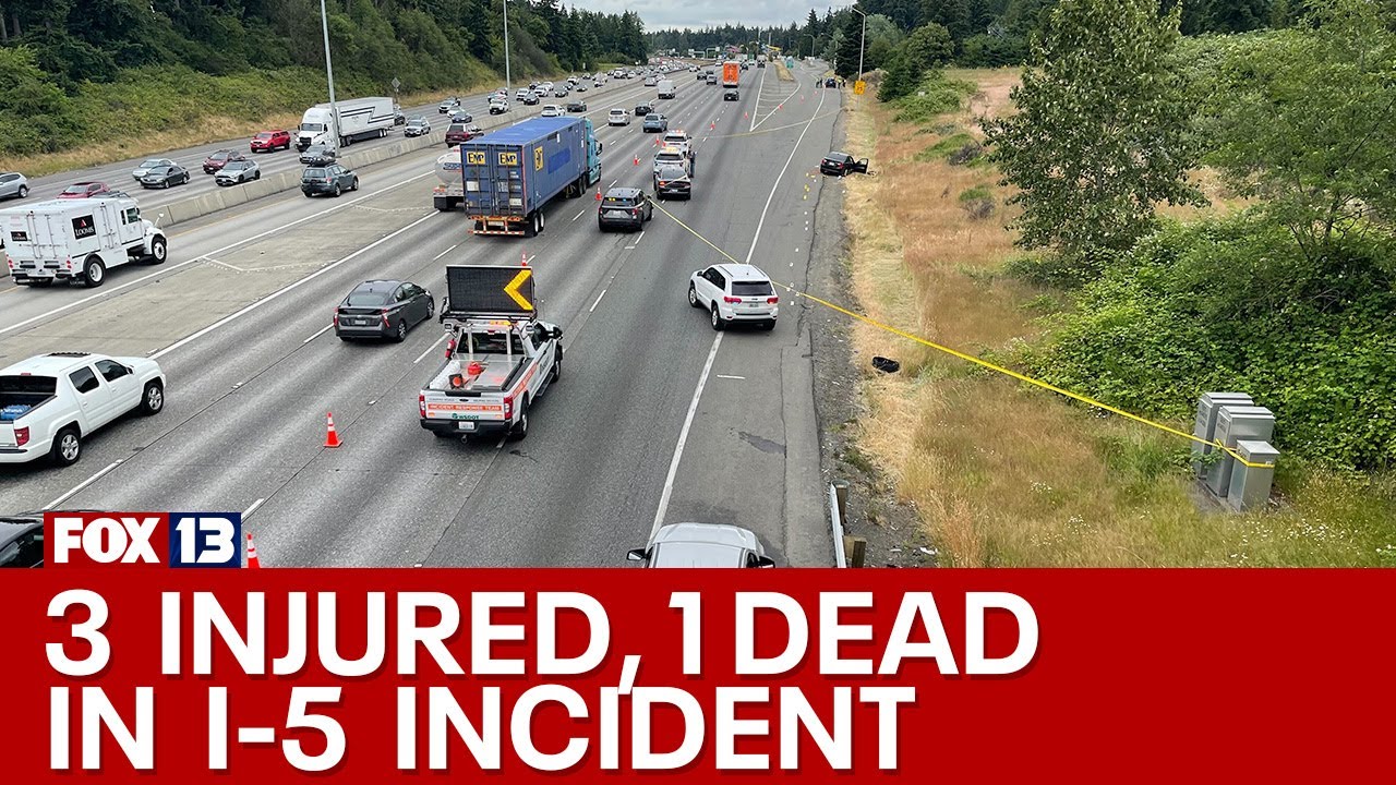Deadly I-5 stabbing investigation underway | FOX 13 Seattle - YouTube