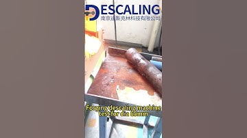 Forging descaling machine forge scale surface cleaning machine #forgingpress #rollforming