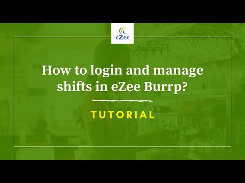 How to Log In to eZee BurrP! On-premise Restaurant POS system?