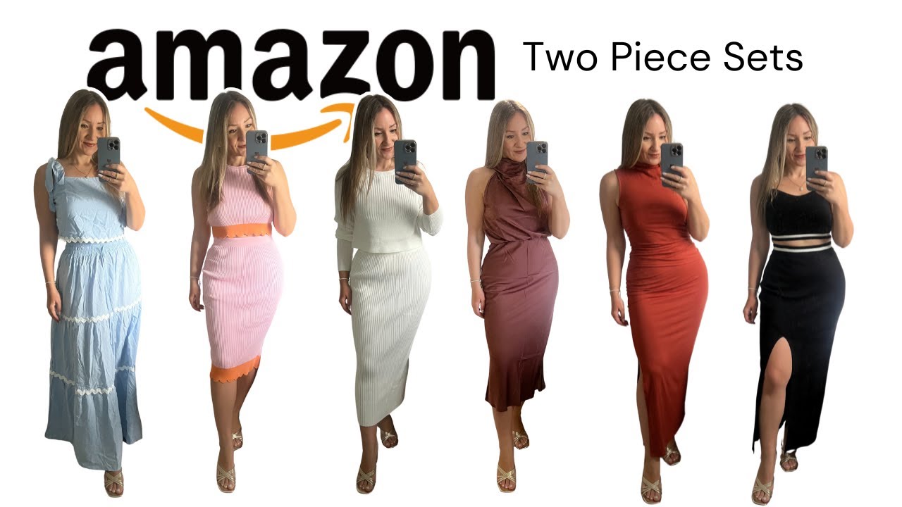 Amazon Two Piece Long Skirt and Top Review | Gorgeous 2 piece sets | Casual or Dressy | Haul