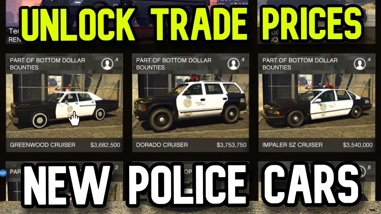 Gta 5 Unlock Trade Price for Greenwood, Dorado & Impaler SZ