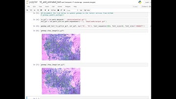 GEE Clip #16 - Adding animated text to GIF images generated from Earth Engine data