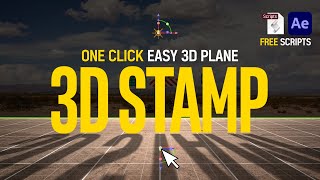 After effect One Click Easy 3D Plane Stamp Free Scripts