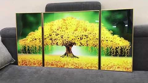 Mẫu tranh hút tài lộc tráng gương cao cấp được khách hàng lựa nhiều nhất tại tranh3D HiệpLong