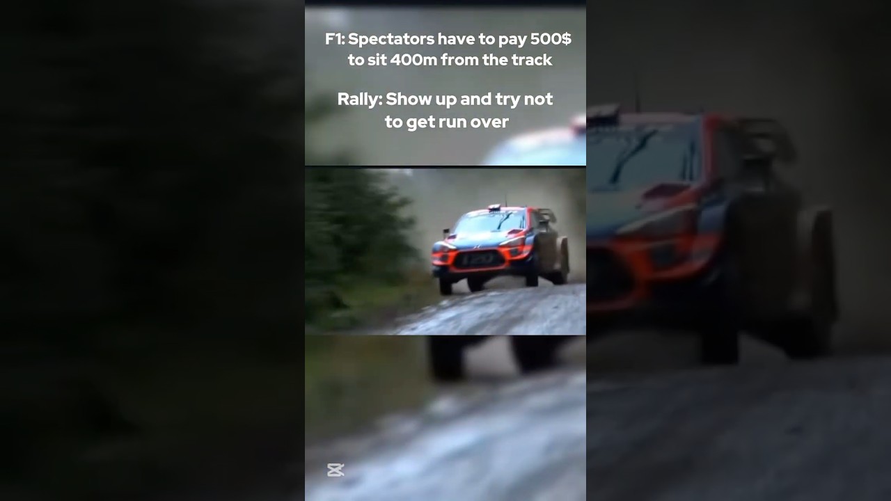 This is why rally is better than f1