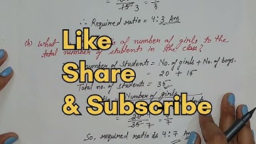 Chapter-12,Ratio and Proportion||Exercise-12.1||Question-1||Ncertsolutions||Class6thMaths||CBSE