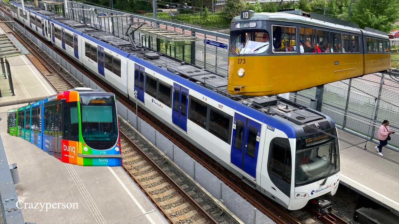 Metro en Tram Rotterdam Maashaven, Beurs, Schiedam Nieuwland
