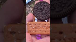 OREO VS BOURBON #comparison #vs #oreo #bourbon #biscuit #biscuits #interestingfacts #tasty #reels#op