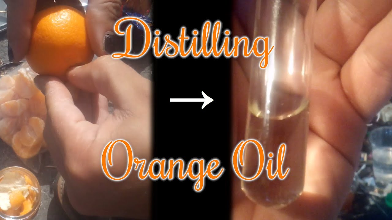 Distilling Orange Oil
