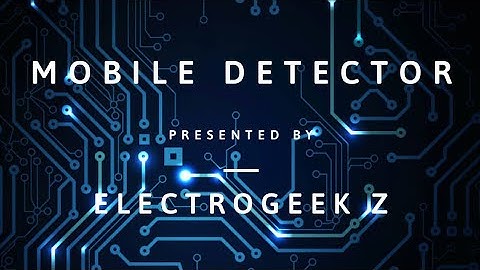 Mobile Detector Circuit Simulation | Multisim