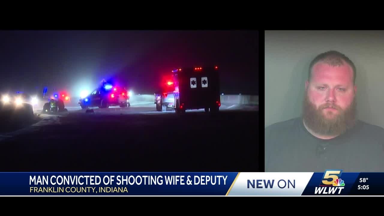Indiana man accused of shooting wife, deputy convicted on 8 charges ...