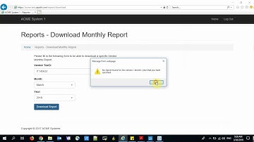 Generate Yearly Report