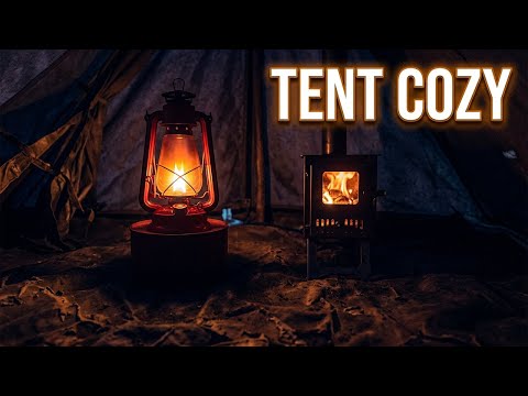 Relaxing Tent Stove Evening