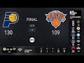 Pacers @ Knicks Game 7 | #NBAPlayoffs Presented by Google Pixel Live Scoreboard