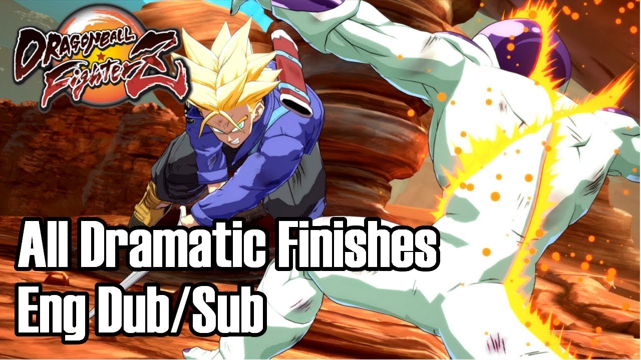 Dragon Ball FighterZ - All Dramatic Finish Easter Eggs (English/Japanese)