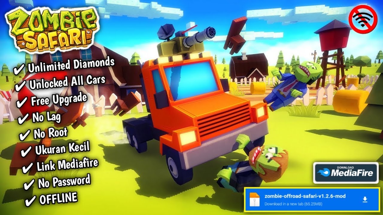 zombie safari mod apk an1