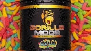 Gorilla mode base pre workout review! (sour gummy worms)@SavageOutlaw New Sour Gummy Worms Pre Workout