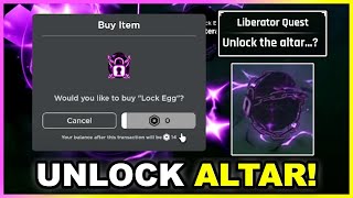 How to UNLOCK the ALTAR (Second Quest) + LOCK EGG *LIMITED* in Sol's RNG! (Egg Hunt 2024) [ROBLOX]