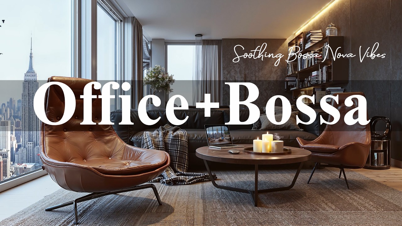 Happy Office Jazz 🎶 February Bossa Nova Instrumental & Relaxing Jazz Cafe Music for Work, Study